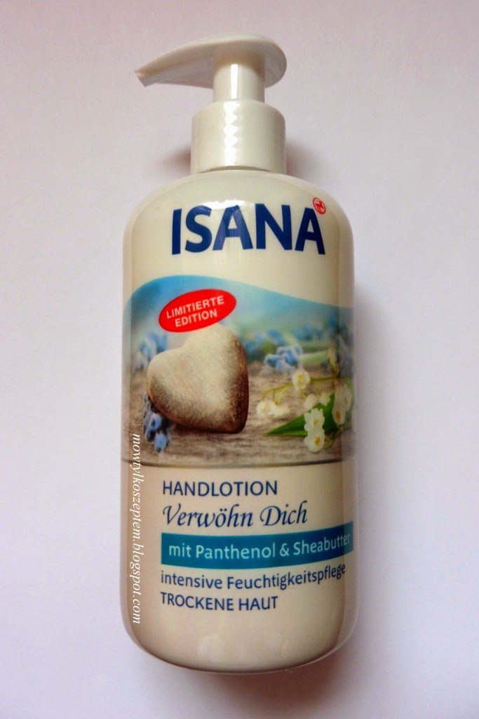Isana, Handlotion Verwöhn Dich (Lotion do rąk z panthenolem i masłem shea)