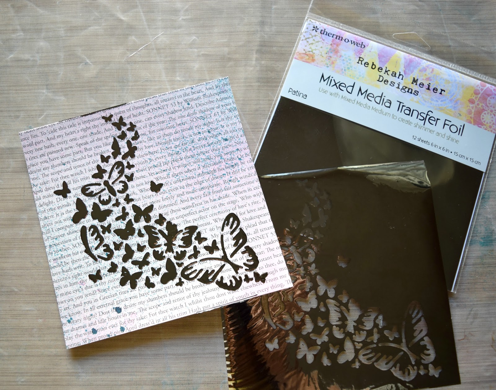 Crafty Creations with Shemaine Mixed Media Canvas featuring Rebekah