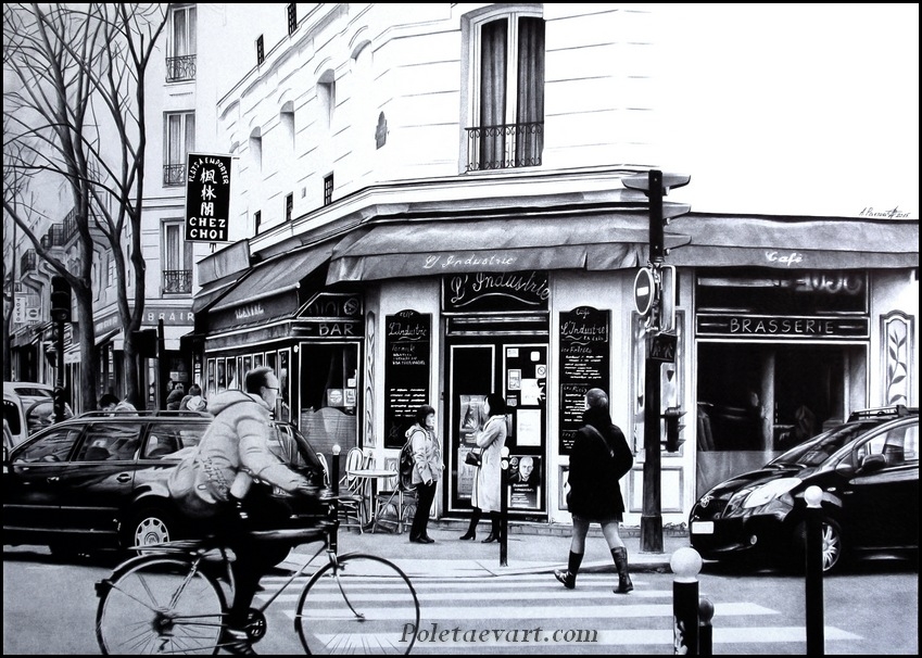 09-Paris-Andrey-Poletaev-Capturing-Architecture-with-Ballpoint-Pen-Drawings-www-designstack-co