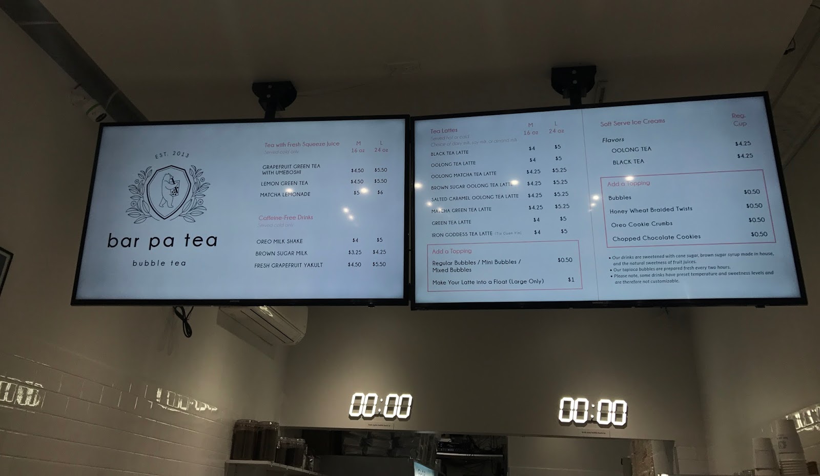 [NYC Soho] Bar Pa Tea Bubble tea