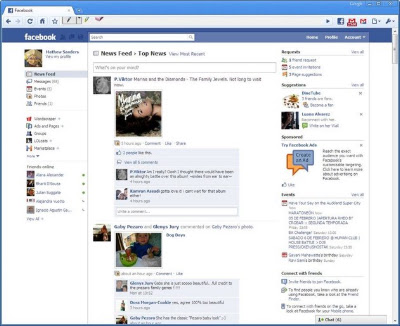 2004 Facebook Interface Gambar Tampilan Facebook dari Tahun 2004-2012 | Id behaha Blog's