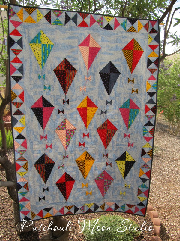 Patchouli Moon Studio Let's Go Fly a Kite (a kite quilt that is)