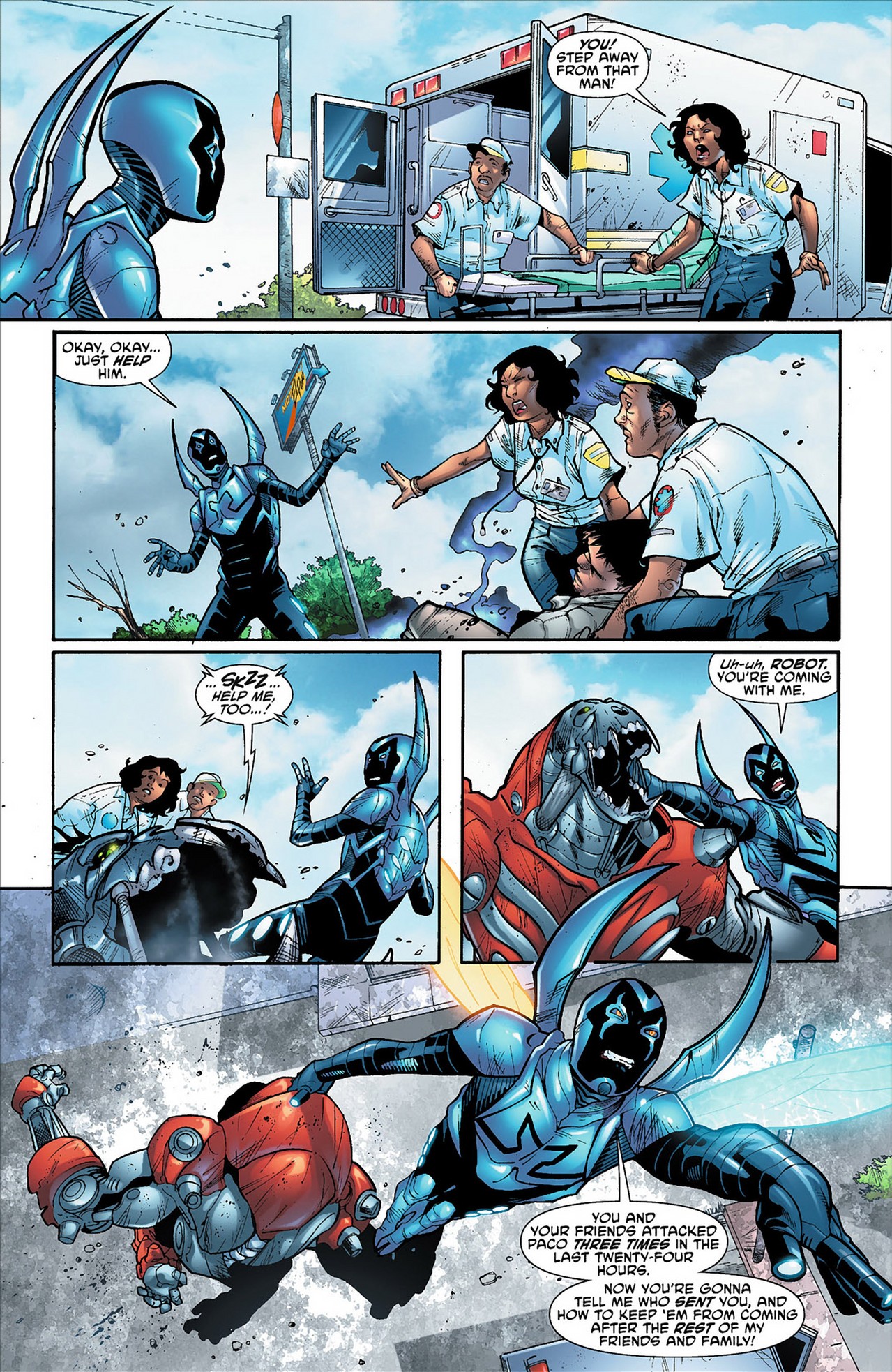 Read online Blue Beetle (2011) comic -  Issue #5 - 7