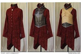 Lord Elrond chest armor pattern work in progress.