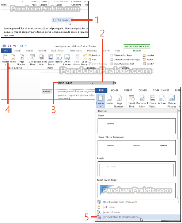 Cara Membuat Building Block Anda Sendiri Di Word 2013