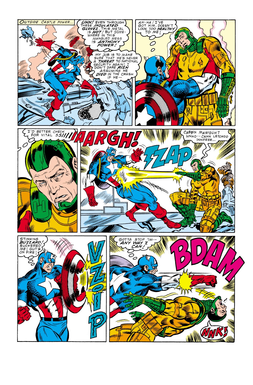 Read online Captain America (1968) comic -  Issue #338 - 22