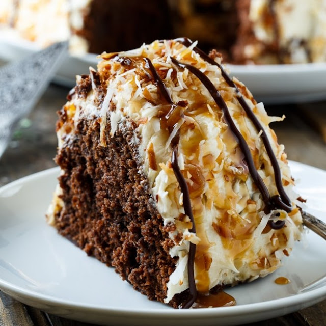 Samoa Bundt Cake #dessert #cake