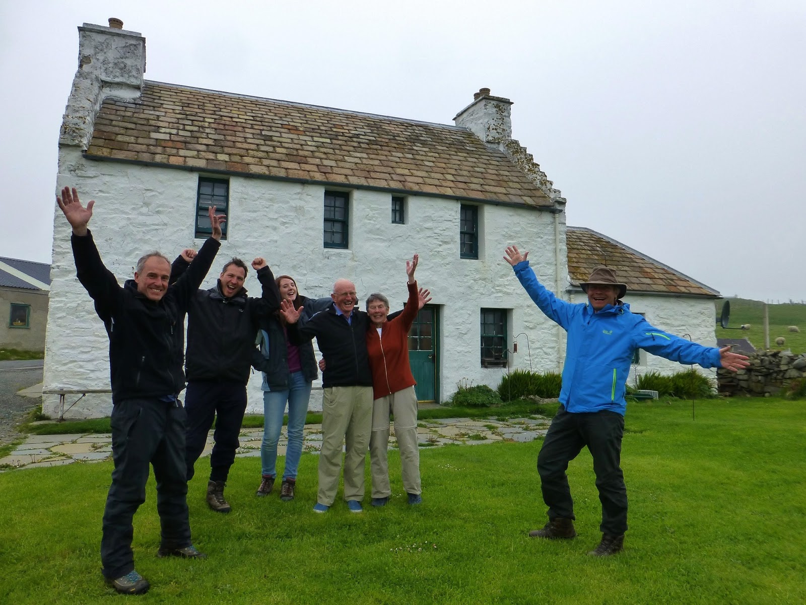 Fair Isle BBC Grand Tours of Scotland & New Zealanders come to Fair