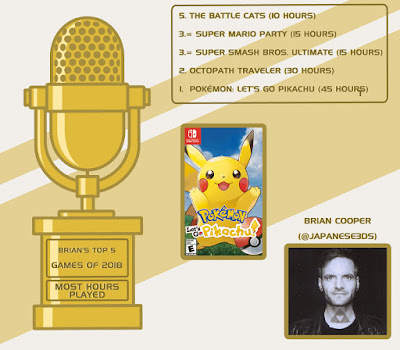 Friends of the Show - Brian Cooper AKA Japanese Nintendo's Top 5 of 2018
