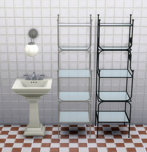 Sims 4 CC's The Best IKEA Inspiration Bathroom Shelves and Lighting