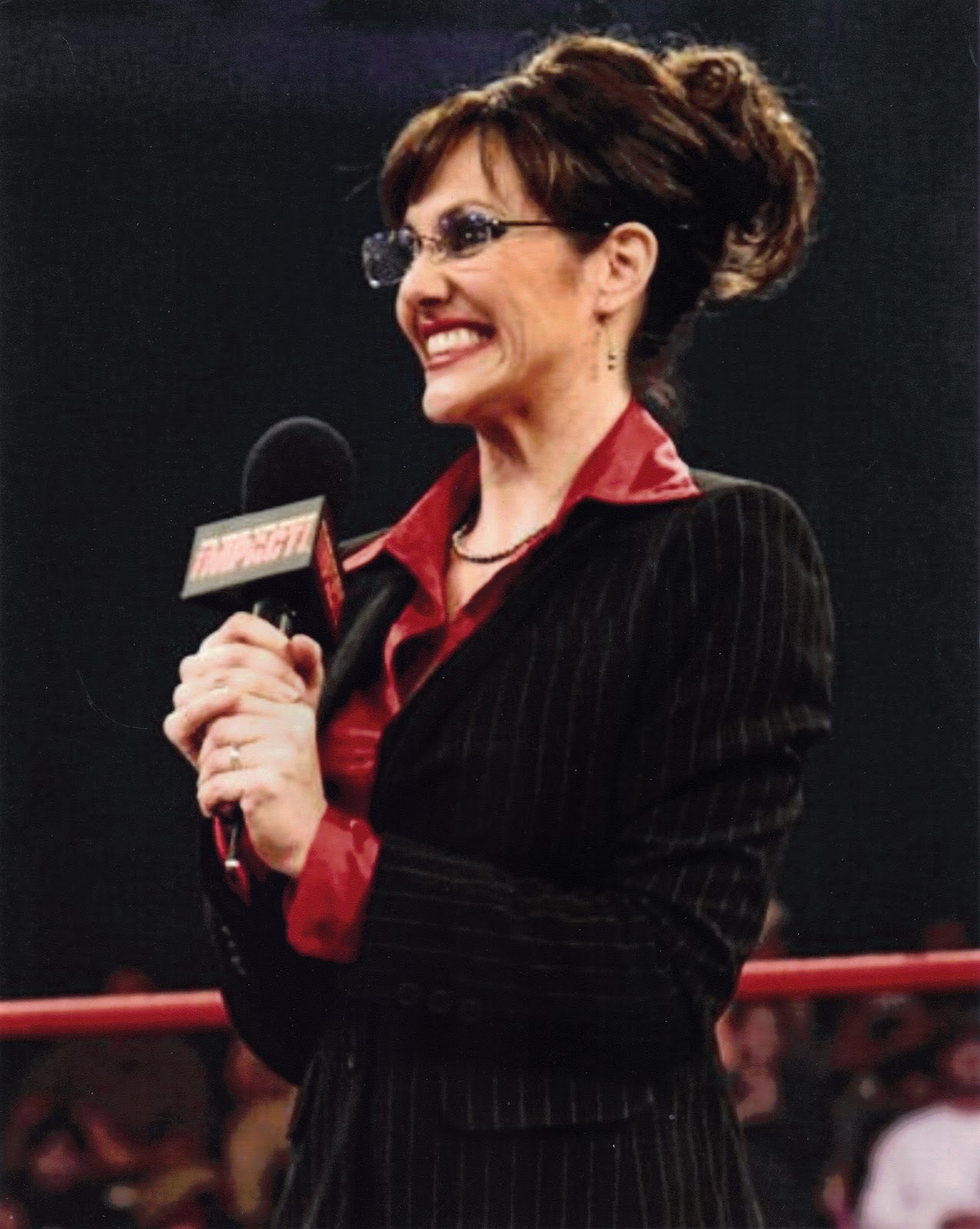 TNA knockout with a Sarah Palin-like gimmick. 