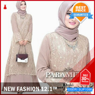 SUP1098P30 Paramitha Dress Muslim Brukat Terlaris R BMGShop
