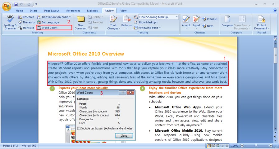 Cum Se Afla Numarul De Cuvinte Dintr Un Text