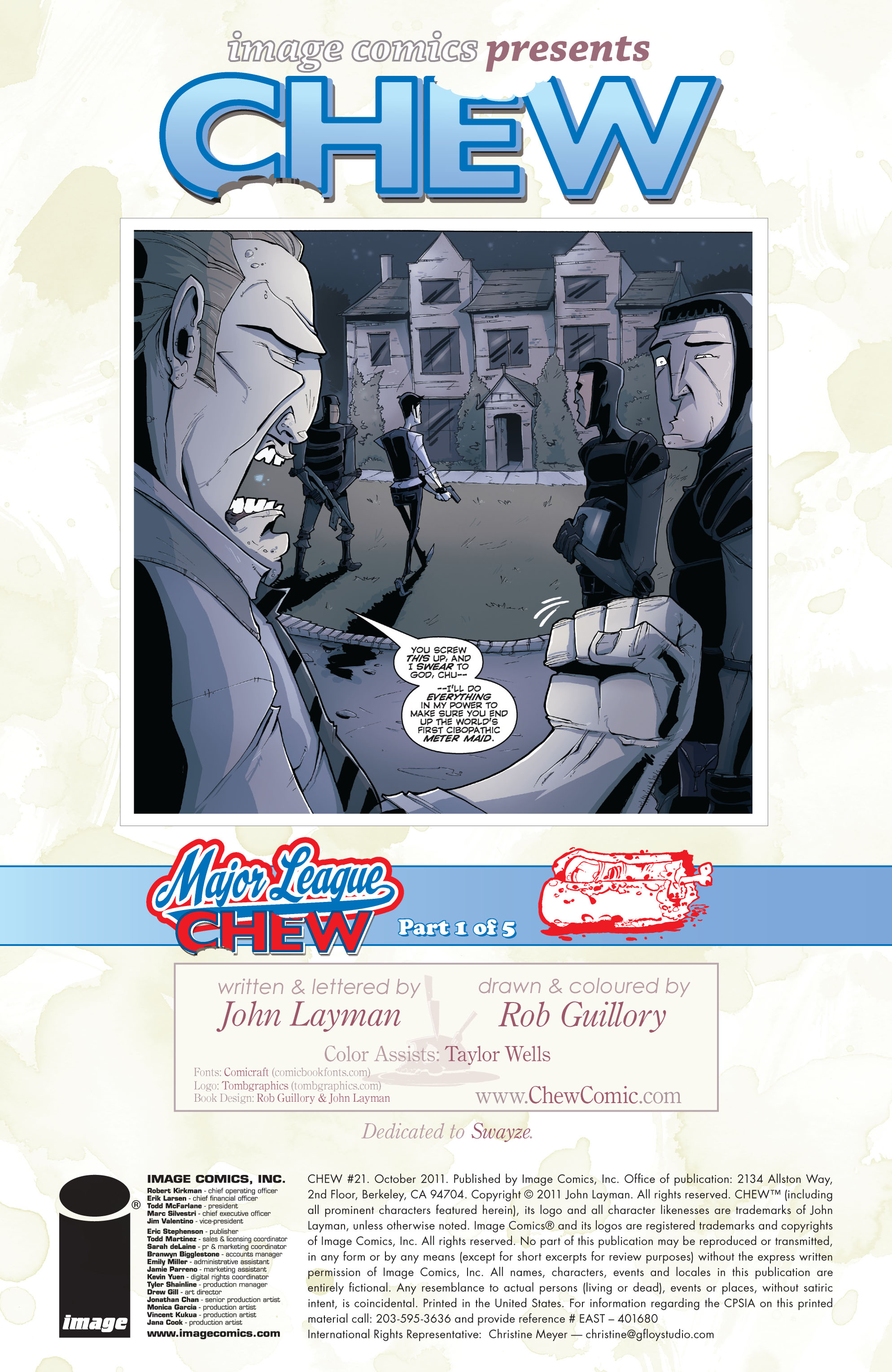 Read online Chew comic -  Issue #21 - 2