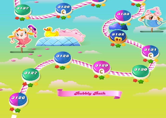 Candy Crush Saga level 3126-31400 Candy Crush Saga level 3126-3140