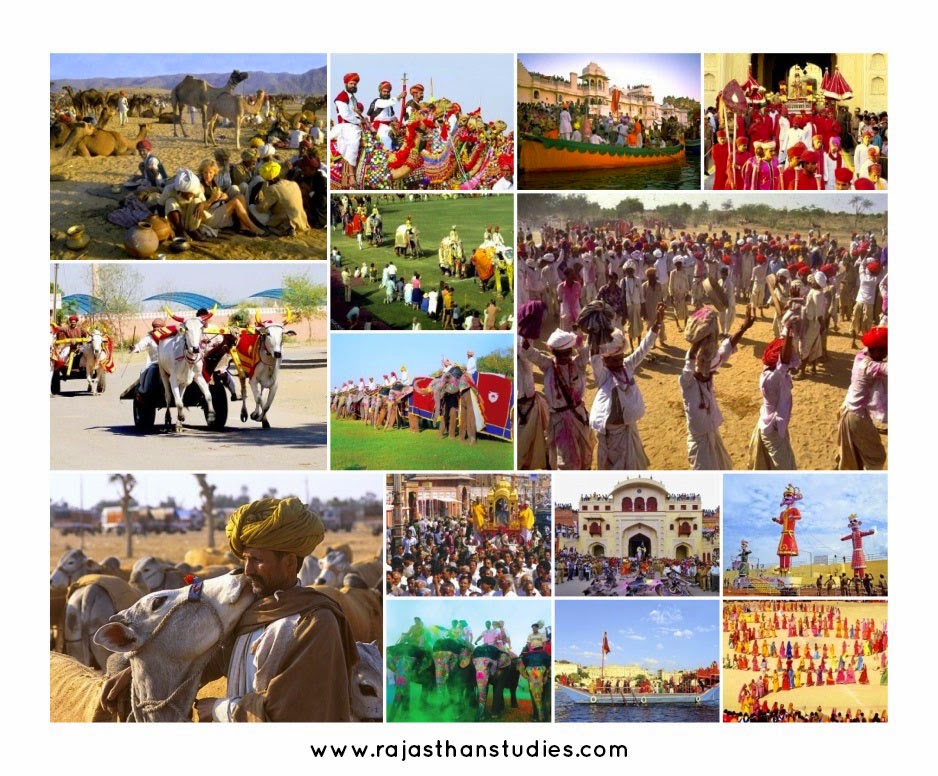 Rajasthan Fairs  Collage - Plan a Holiday or Tour to Rajasthan