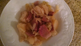 slow cooker ham and cabbage