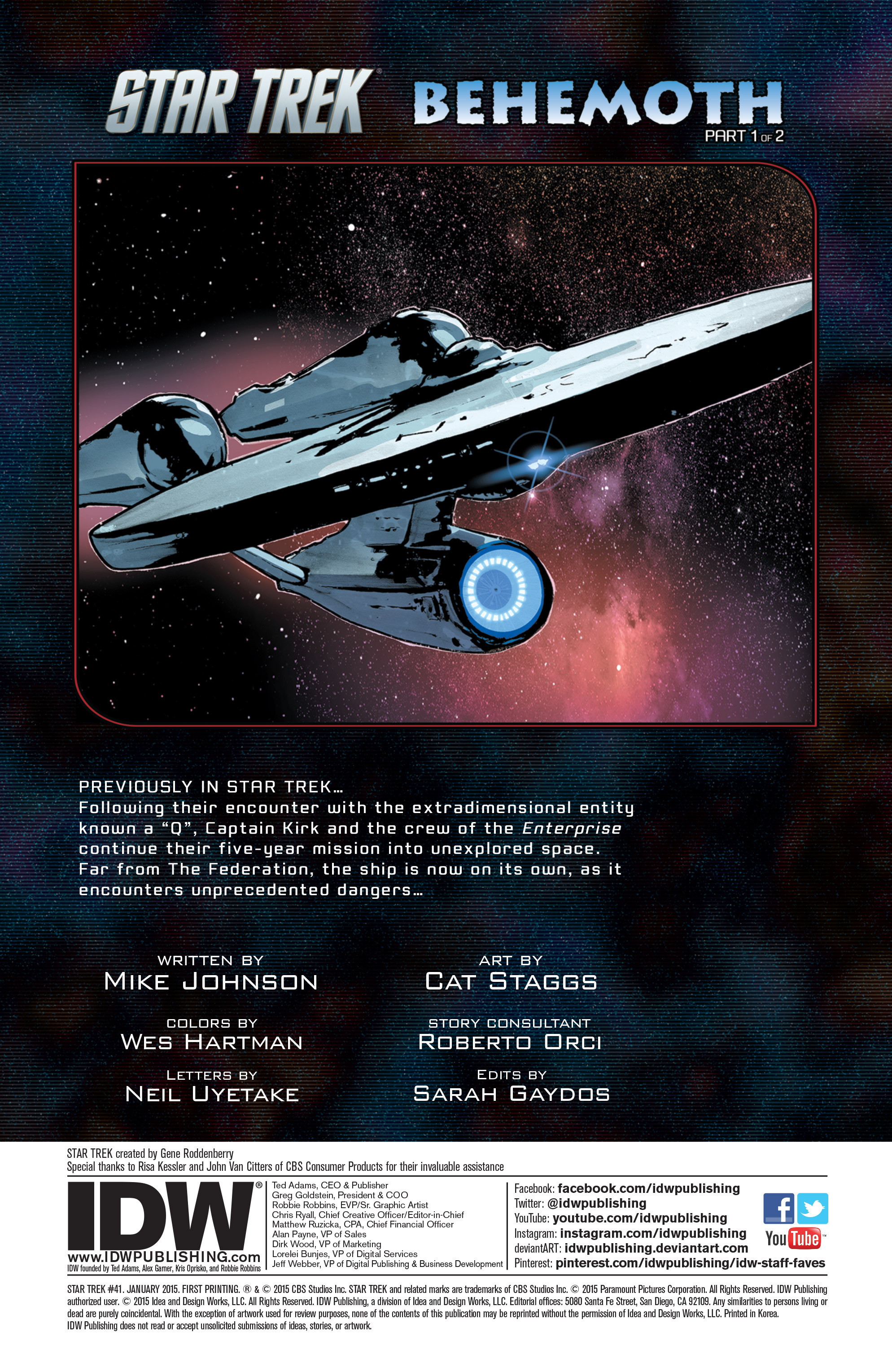 Read online Star Trek (2011) comic -  Issue #41 - 2