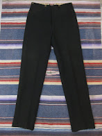 画像①　around　1910's　　　　　　　　　　　　　　　BUCKLE BACK　　　　　　　　　　　　　　　　BLACK　SLACKS　PANTS