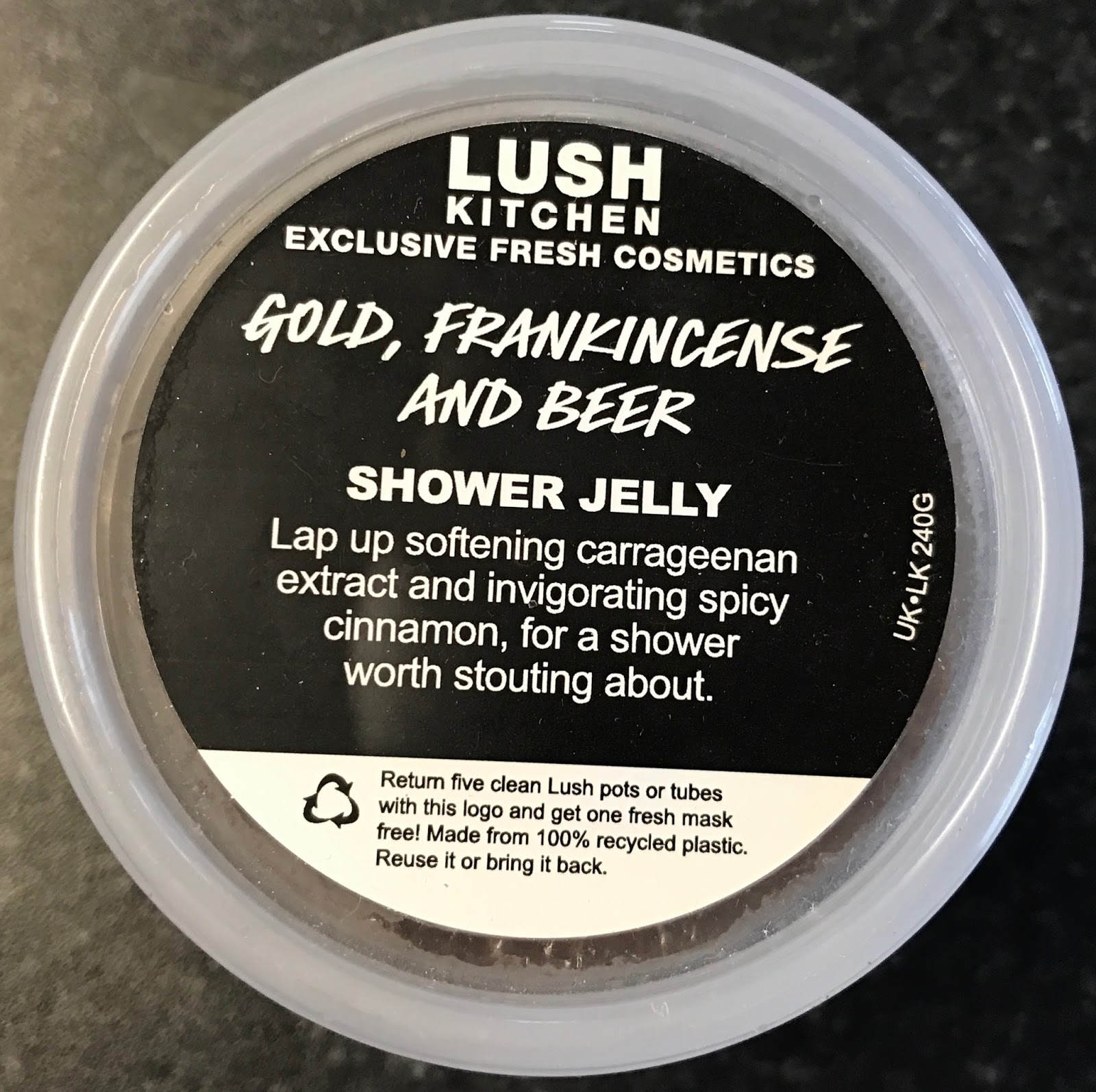 All Things Lush UK: Gold, Frankincense & Beer Shower Jelly All Things Lush UK: Gold, Frankincense & Beer Shower Jelly