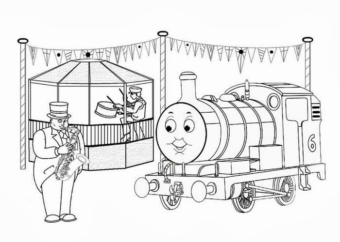 Emily Train Coloring Page - Free Thomas The Train Easter Coloring Pages