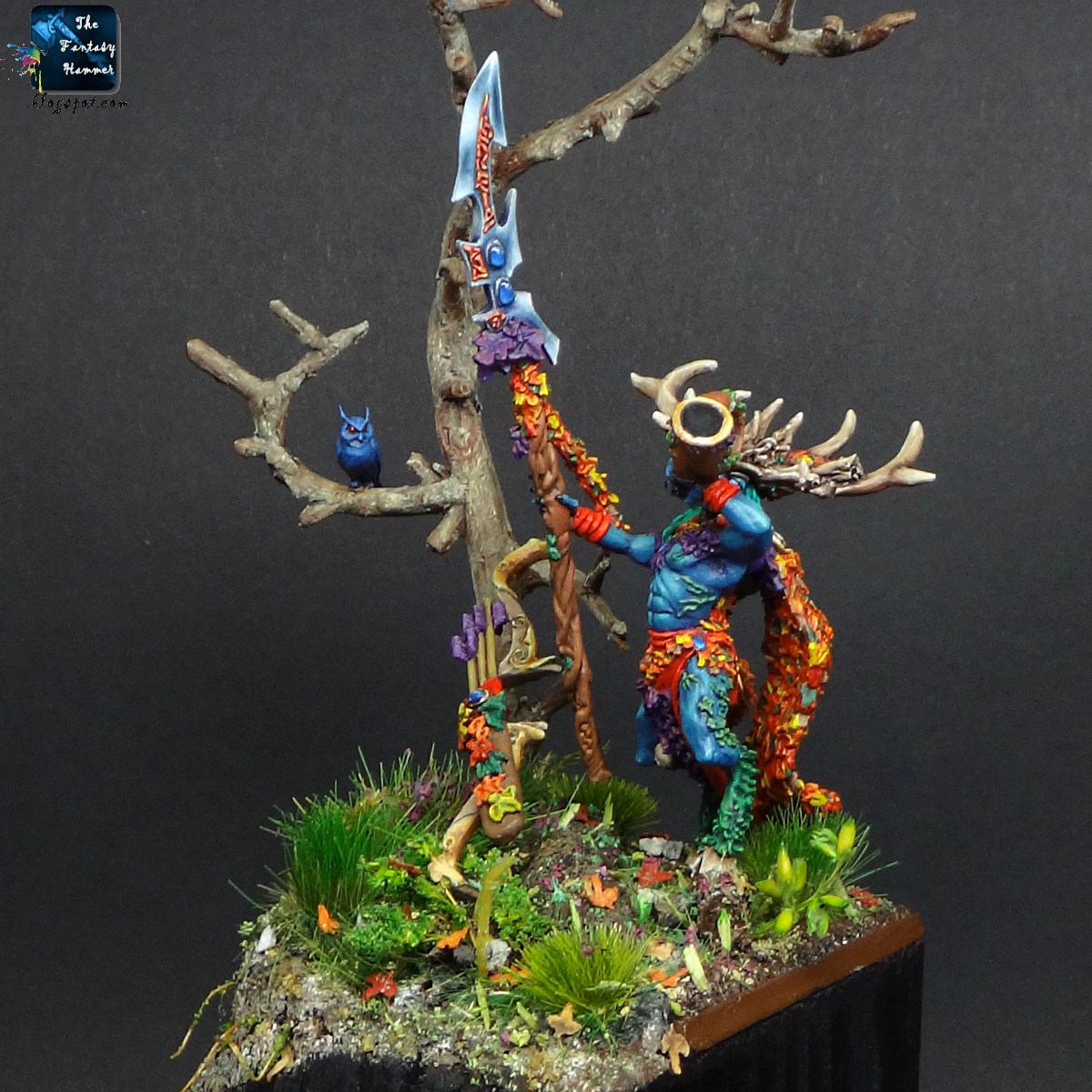 Exhibit Orion, King in the Woods display AoS Avatar of the Hunt The