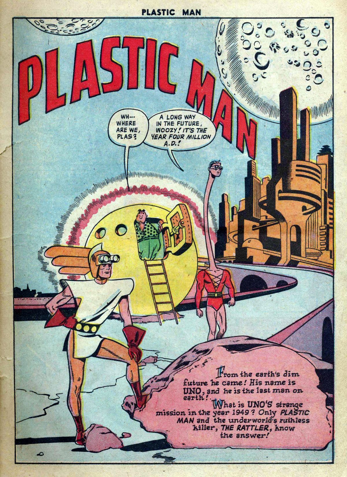 Read online Plastic Man (1943) comic -  Issue #17 - 3