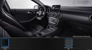 Mercedes A250 2017 màu nội thất Đen 651
