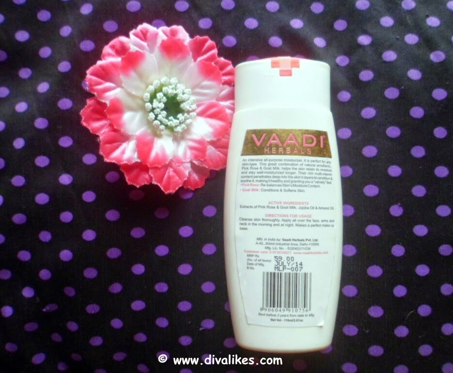 vaadi body lotion