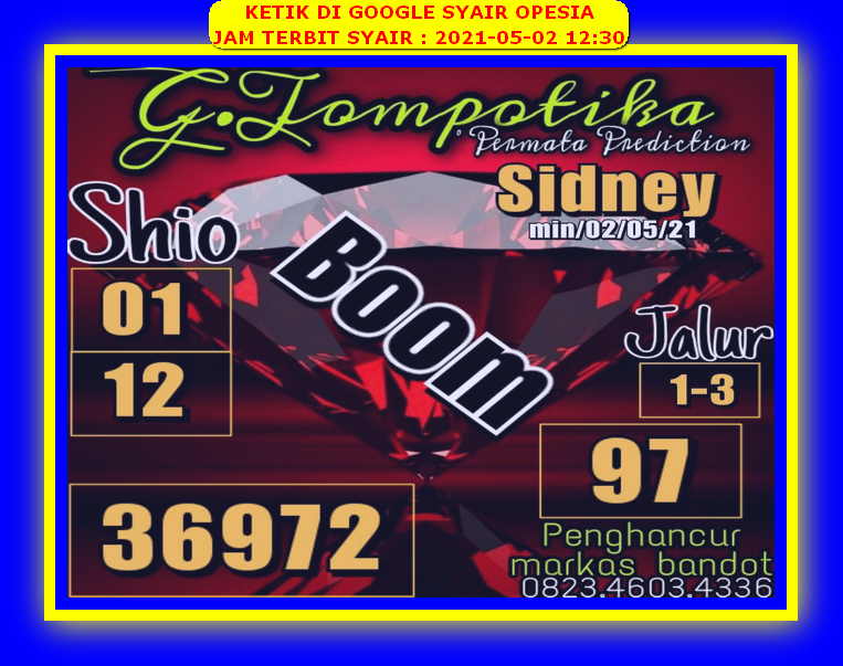 Kode Syair Sydney Minggu 2 Mei 2021 Kumpulan Syair Toto Kode Syair Sydney Minggu 2 Mei 2021 Kumpulan Syair Toto
