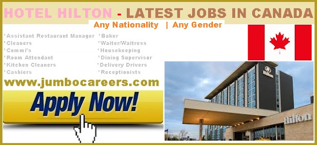 Restaurant Manager jobs in Canada 2018, Room attendant jobs in Hilton Hotel Canada 2018 | Job vacancies for commis in Canada 2018