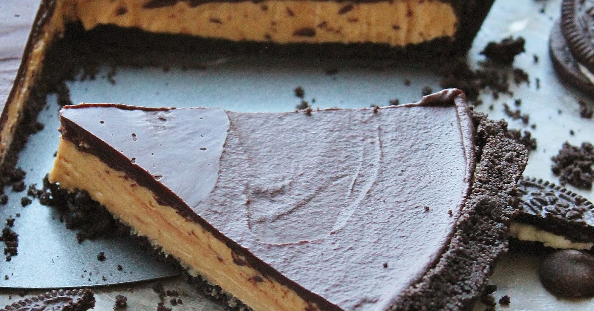 Dark Chocolate Peanut Butter Pie - Baking with Blondie