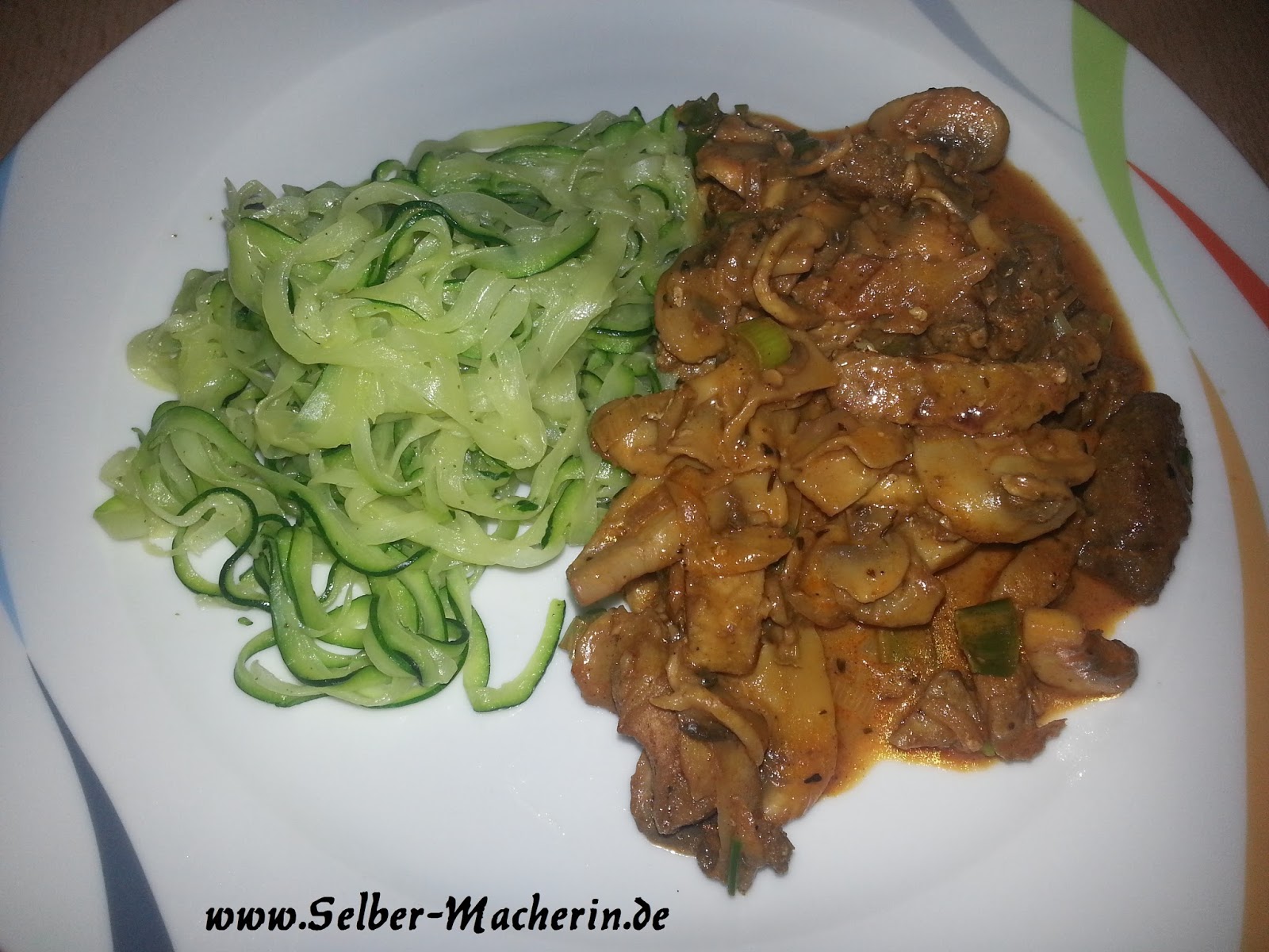 Selber-Macherin: Geschnetzeltes Jäger Art mit Zudeln oder Reis