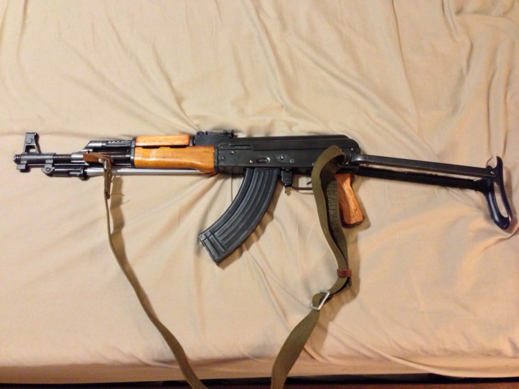 Chinese Polytech AKS 7.62 Double Underfolder, Spiker Bayonet, FTC Woodland ...