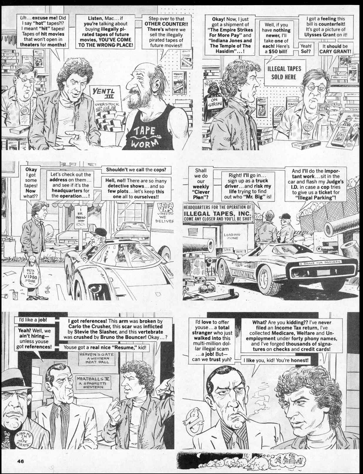 Read online MAD comic -  Issue #252 - 48