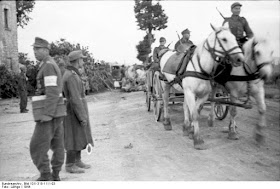 German soldiers in Rimini in 1944 before being driven  out by the Allies at the Battle of Rimini