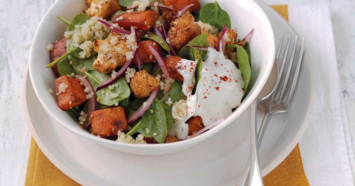 How To Make Roasted Cauliflower and Sweet Potato Salad... Claire Justine