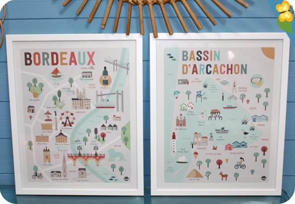 Affiches Bordeaux et le Bassin d'Arcachon - La Fabriken