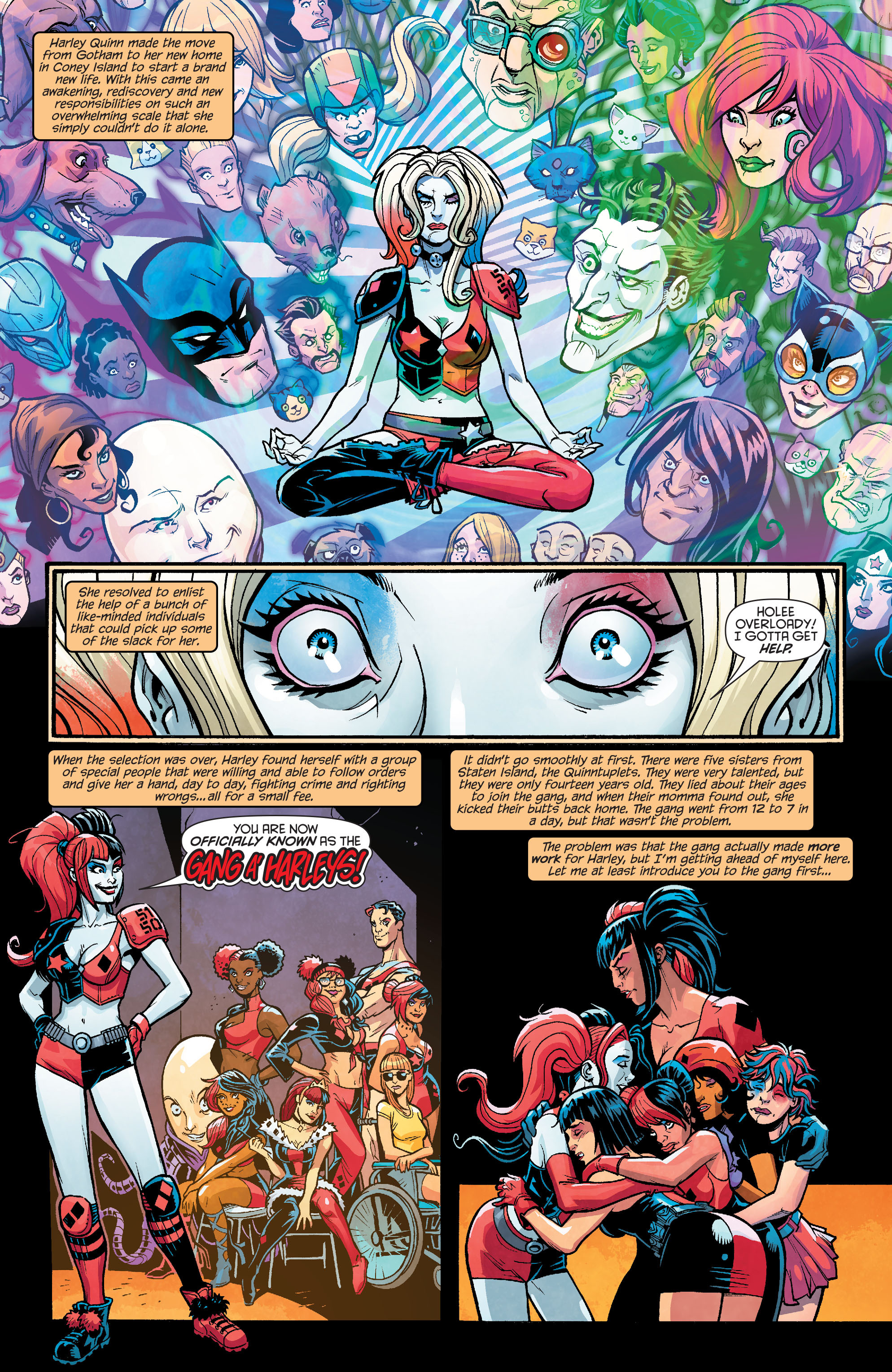Read online Harley Quinn And Her Gang Of Harleys comic -  Issue #1 - 4