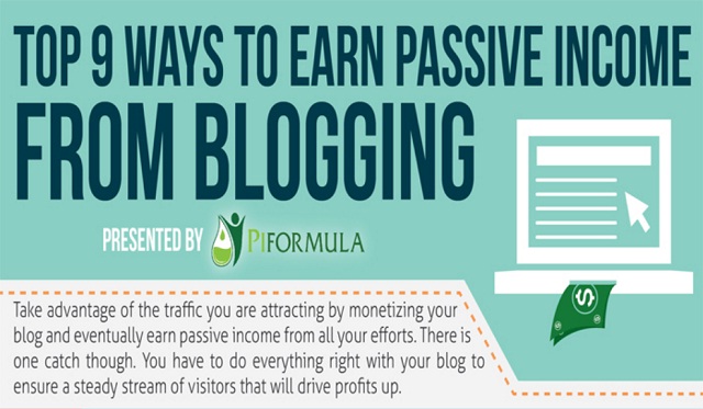 Image: Top 9 Ways to Earn Passive Income from Blogging [Infographic]