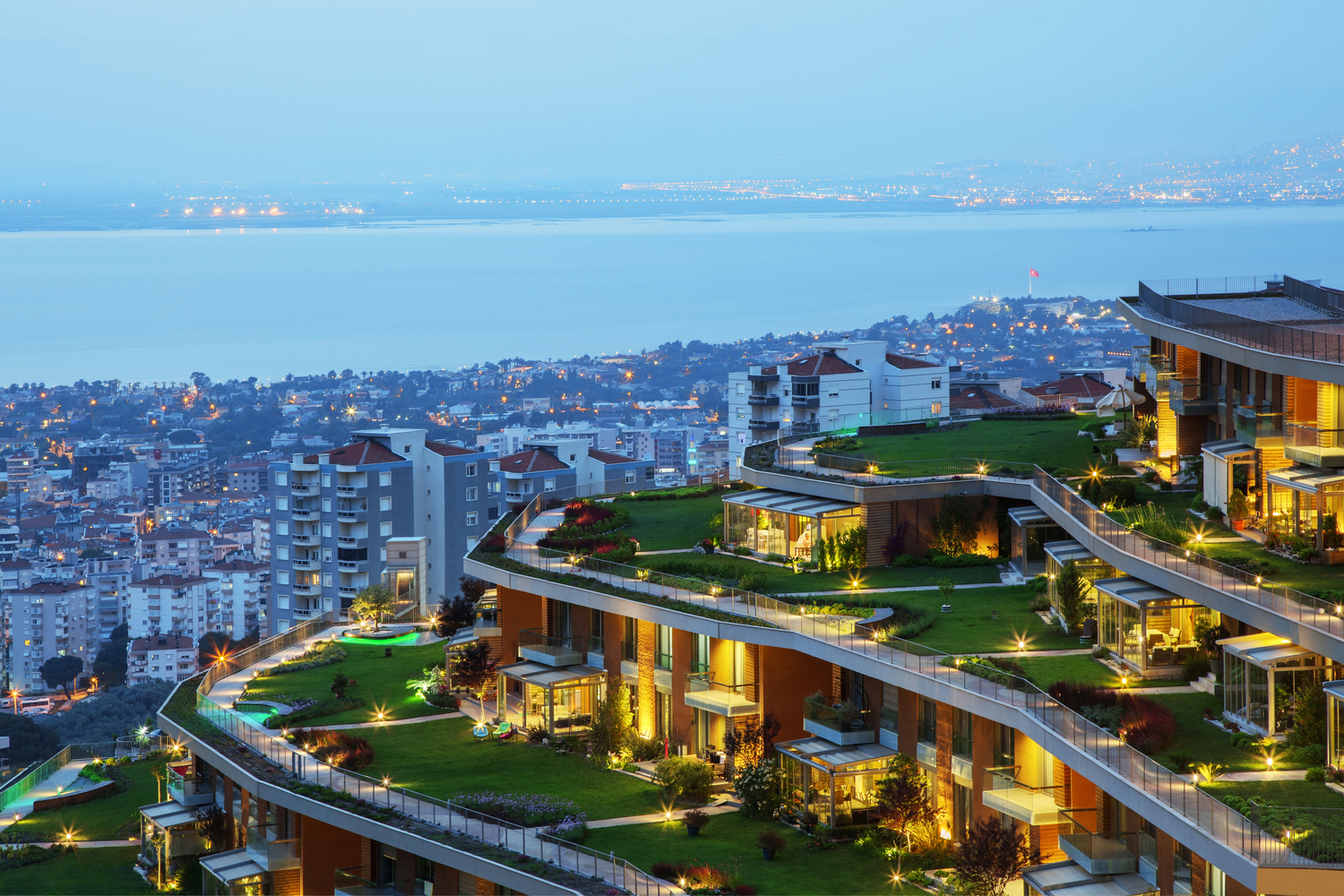 Hanging Gardens Residential Complex On Hillside In Izmir Turkey Most Beautiful Houses In The World