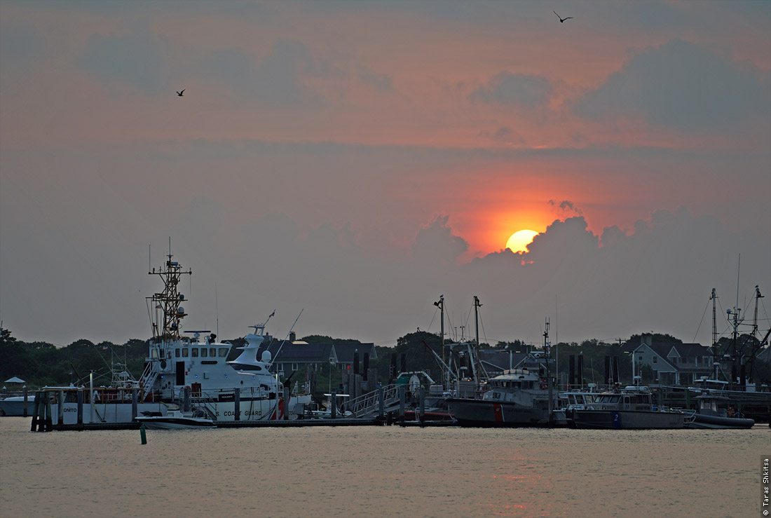 Montauk. NY. Block Island Ferry. Daybreak