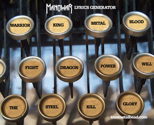 manowar-lyrics-generator