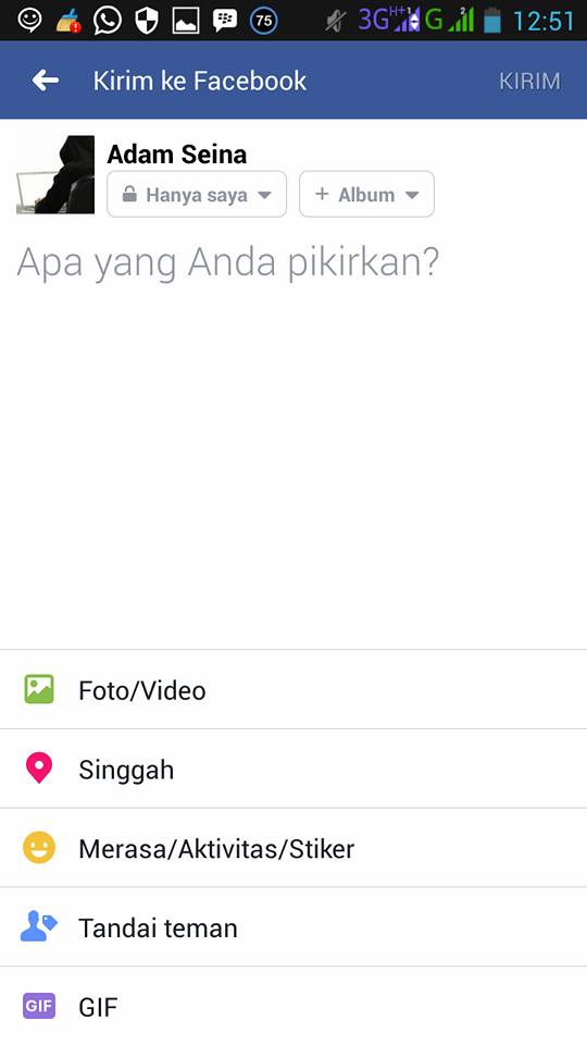 Cara Membuat Lokasi Tempat Singgah di Facebook Via HP Cara Membuat Lokasi Tempat Singgah di Facebook Via HP