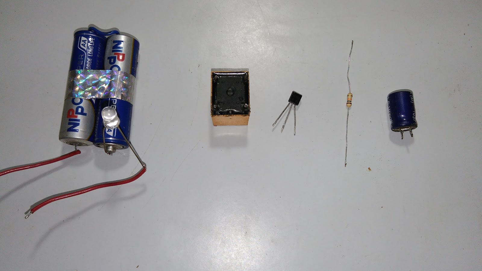 Relay OFF Time delay timer by using NPN Transistor and Capacitor