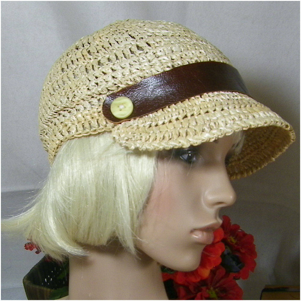 The Old Hooker Crocheting with Raffia ribbon