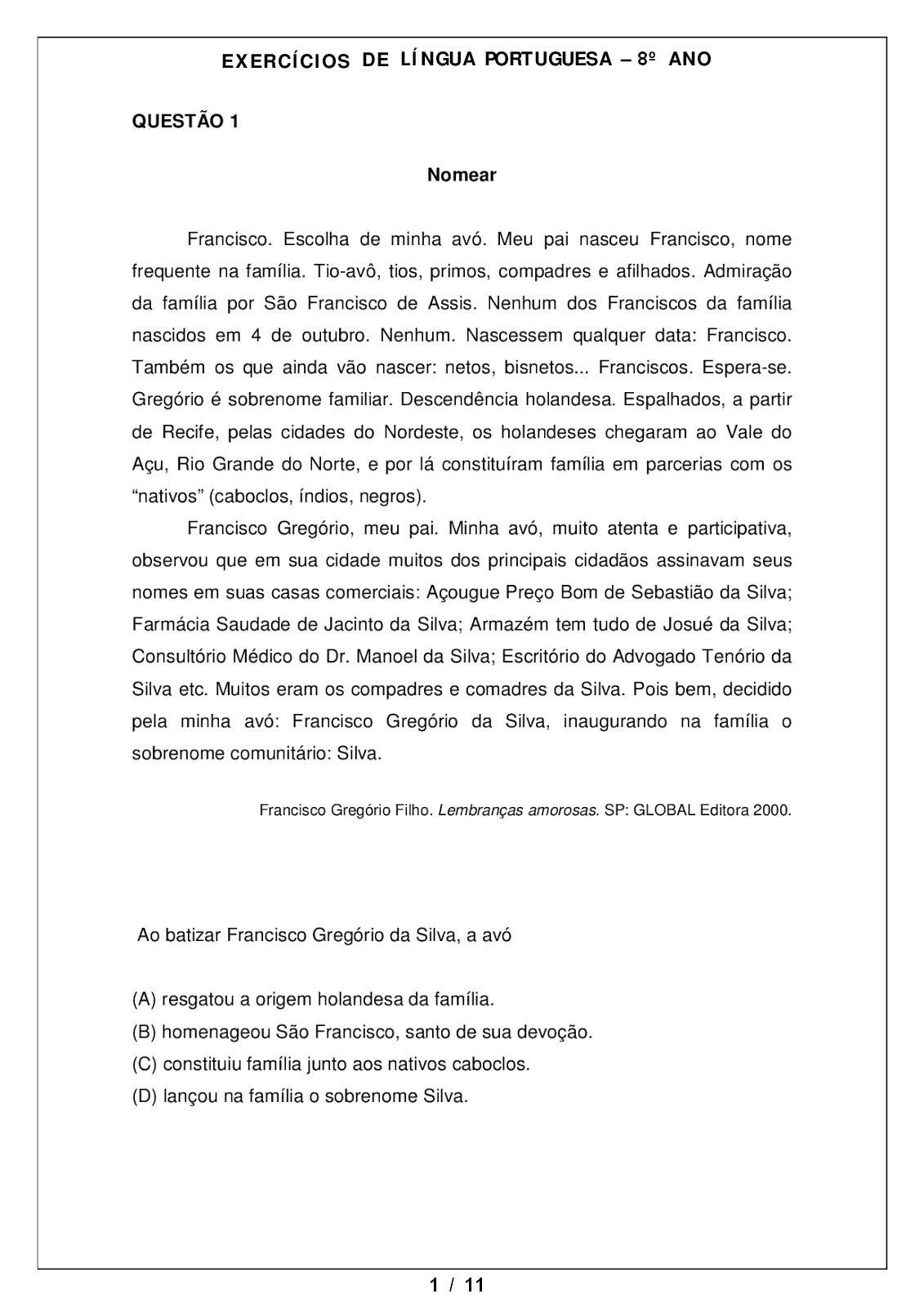Texto De Suspense Com Interpretação 8 Ano - BRAINSTACK