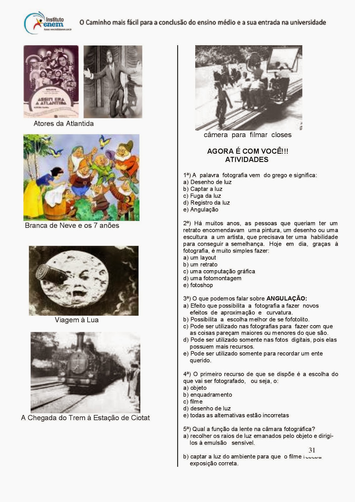 Atividades De Arte Sobre Teatro Com Gabarito 9 Ano EDUCA Atividades De Arte Sobre Teatro Com Gabarito 9 Ano EDUCA