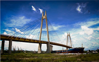 Bridge in Hai Phong - Northern Vietnam