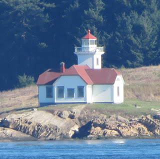 close up of Patos Island Lighthouse photo by mbgphoto